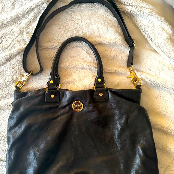 Tory Burch 💯 Authentic Black Soft Glazed Bag/Crossbody. - Picture 12 of 13